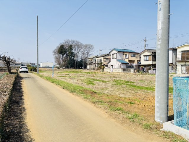 敷地面積141坪　売地　ふじみ野市大井武蔵野の前面道路含む現地写真|二方道路！南側3.7ｍ公道、東側4.0ｍ公道！
現地（2026年3月）撮影