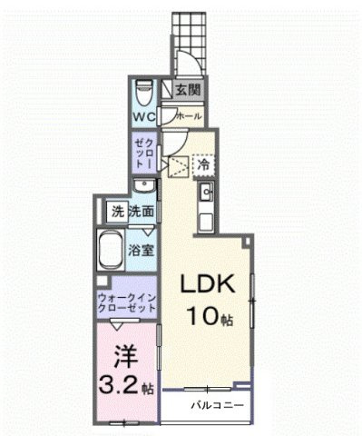 ヒカルサ土浦神立イーストⅠの間取り|間取図