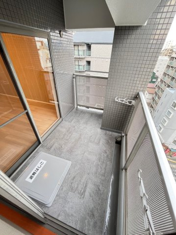 大阪市城東区中央２丁目の賃貸マンションのバルコニー