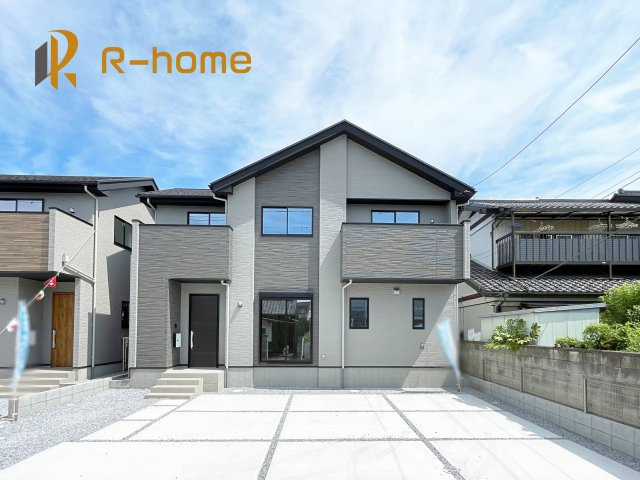 小山市若木町6期　新築戸建て　2号棟の外観|ご予約を頂ければ、『平日』はもちろん『早朝』や『夜間』もご見学可能です♪お気軽にお申し付けください♪