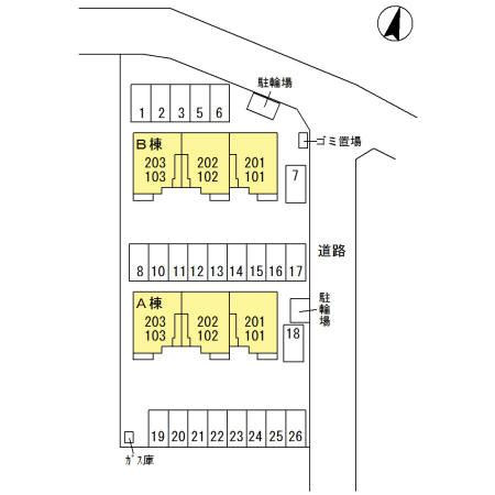 メゾンド・アイ　Ａの区画図|他社様掲載物件もまとめてご紹介、ご案内可能です(^^)/