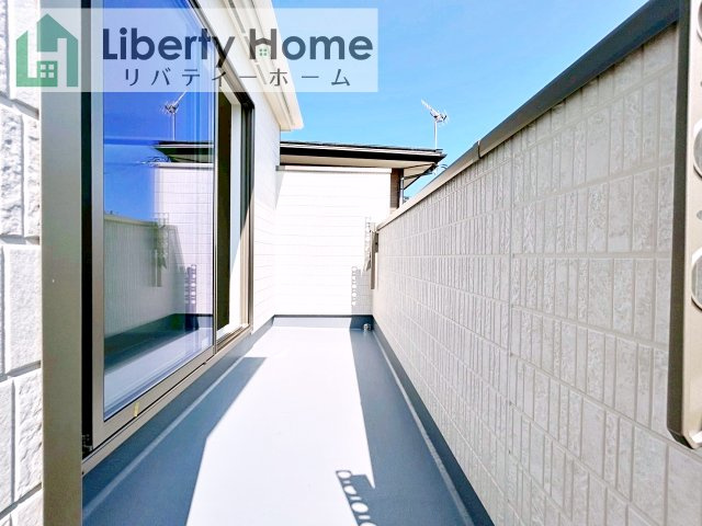 日立市水木町2丁目　新築戸建のバルコニー