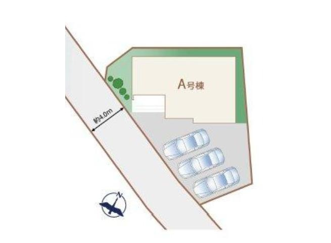 日立市水木町2丁目　新築戸建の区画図