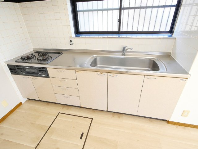 北永井町遊田邸のキッチン|キッチンです