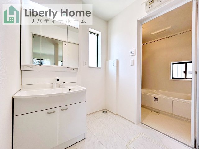 水戸市見和3丁目　新築戸建　B号棟の脱衣所