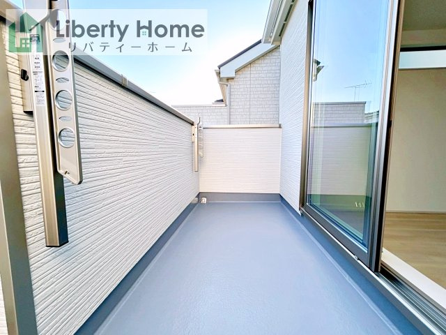 水戸市見和3丁目　新築戸建　B号棟のバルコニー