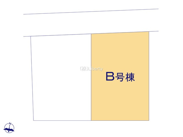 水戸市見和3丁目　新築戸建　B号棟の区画図