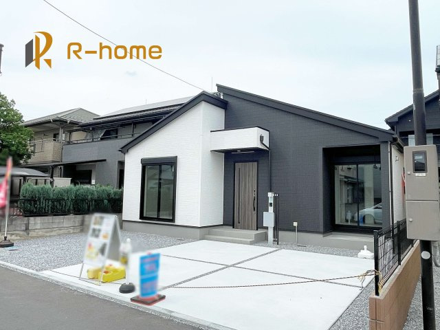 小山市城東2期　新築戸建て　1号棟の外観|ご予約を頂ければ、『平日』はもちろん『早朝』や『夜間』もご見学可能です♪お気軽にお申し付けください♪