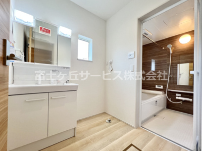 【脱衣所】 | 富士市天間 23-1期 新築一戸建て 2号棟 | 脱衣場です