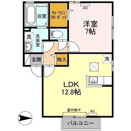 グランシャリオ　E棟の間取り
