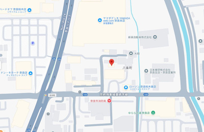 【地図】 | 奈良市八条町店舗付住宅