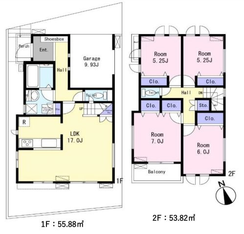 JR横須賀線「東逗子」駅徒歩5分　ZHE基準達成の間取り|導線を考えられた間取り