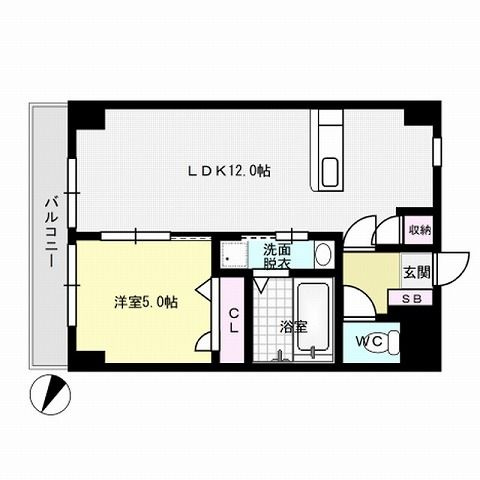 【間取り】 | E・Maison Nishijin | 現況優先。