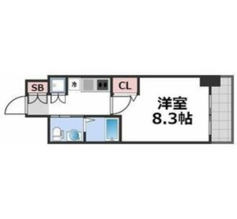 ディナスティ玉造の間取り