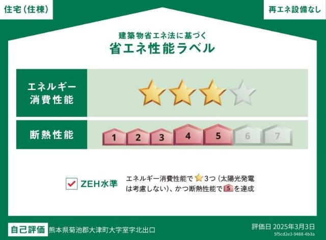 Ｃｈａｍｐ　ｄｅ　ｐｉｅｒｒｅの外観|省エネ性能ラベル