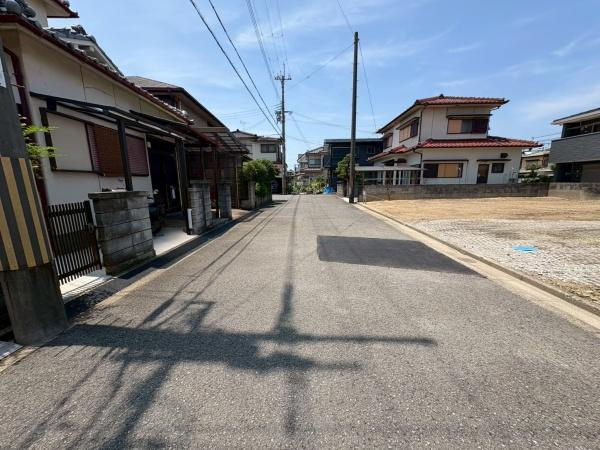 和歌山市木ノ本　土地の前面道路含む現地写真