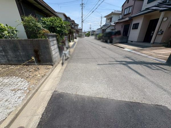 和歌山市木ノ本　土地の前面道路含む現地写真
