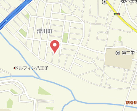 祝　成約済み　八王子市　清川町　新築戸建ての地図|～仲介手数料無料☆八王子ひなた不動産～　八王子市清川町　新築戸建