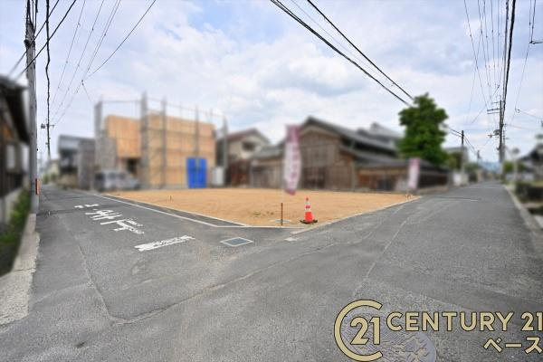 磯城郡田原本町大字藥王寺の売地の前面道路含む現地写真|■現地撮影写真■緑豊かな気持ちの良い住環境！