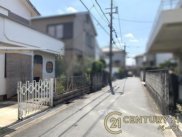 生駒郡斑鳩町阿波２丁目　建築条件なし土地の前面道路含む現地写真|■現地撮影写真■落ち着いた雰囲気の閑静な住宅地内です！