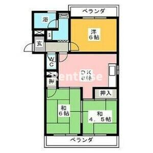 ハイツ森鷹2番館の間取り