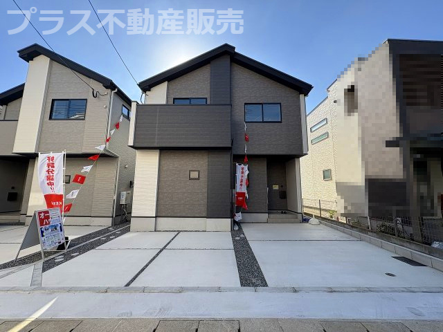 【外観】 | 福岡市東区名島4丁目4期　1号棟（全2棟）【仲介手数料無料・0円】 | 現地写真。同じ物件を見るなら、プラス不動産販売にお任せ下さい。