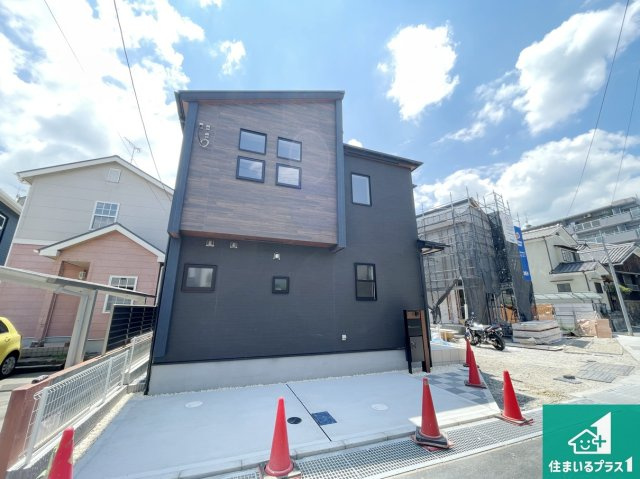 亀岡市余部町清水　新築一戸建ての外観|安心の10年保証！外観を美しく保ち、雨水で汚れを落とします！気になることがありましたら、お気軽にお問い合わせください！