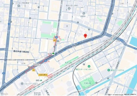 ライオンズ三田の地図