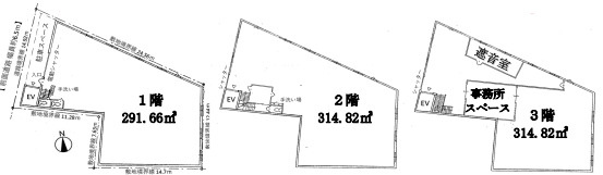 堺市東区日置荘西町5丁目　貸倉庫の間取り