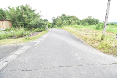 【前面道路含む現地写真】 | 鹿屋市吾平町下名　売地(1号地)