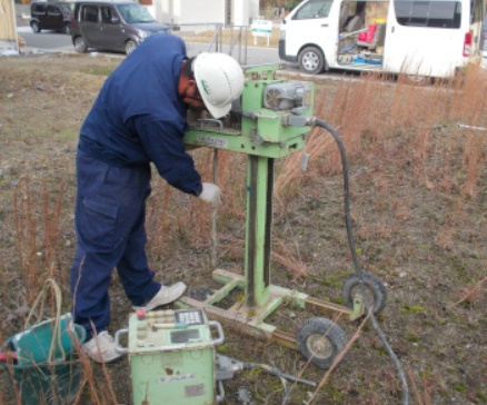 亀岡市篠町篠下中筋　第1期　新築一戸建てのその他|安心のために、全ての現場で地盤調査を実施しております。
