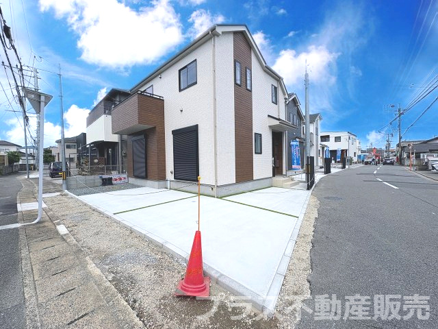 【外観】 | 福岡市早良区原8丁目　E号棟（全5棟）【仲介手数料無料・0円】 | 現地写真。同じ物件を見るなら、プラス不動産販売にお任せ下さい。