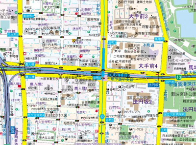 【地図】 | ミラージュパレス本町東レジデンス