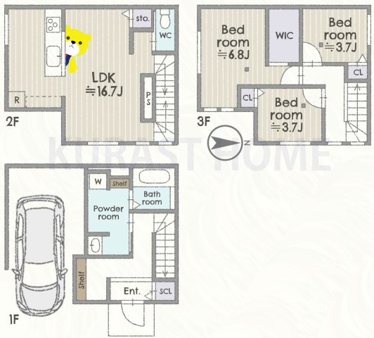 京都市南区久世築山町　新築戸建