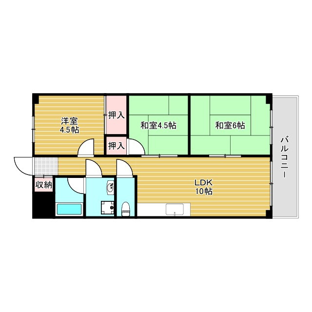 ヴィラみどりの間取り