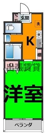 仲介手数料0円！！A・City中川の間取り