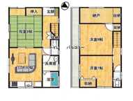 桶川市西　中古戸建の画像
