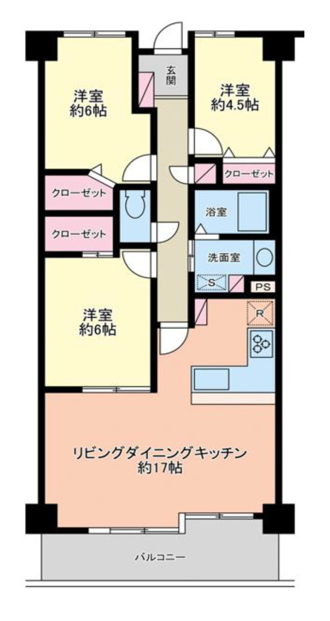 サンヴェール垂水星ヶ丘の間取り