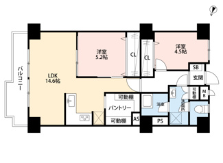 【間取り】 | 茨木グランドハイツ