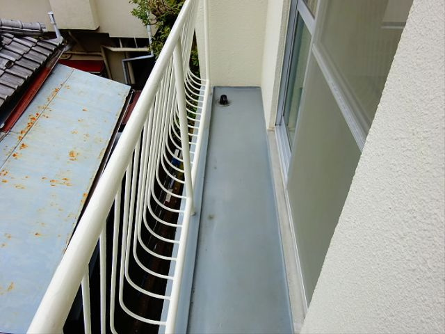 冨澤コーポのバルコニー