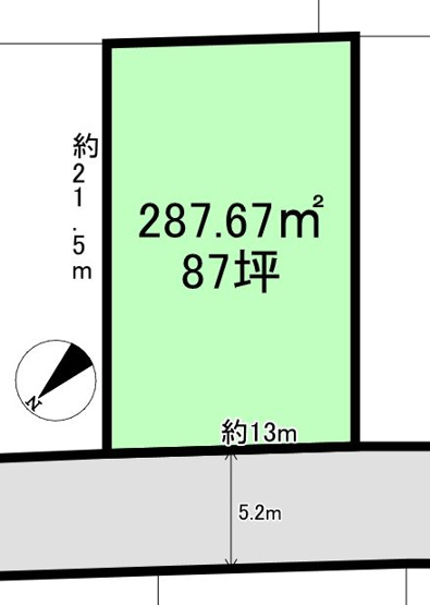 【土地図】 | 黒石市緑町4四丁目　土地