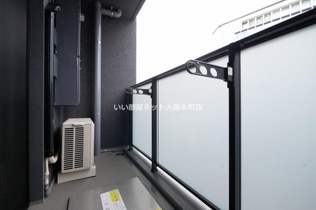 アーバネックス天満橋Frontのバルコニー