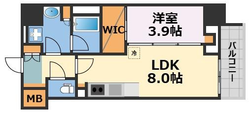 アーバネックス天満橋Frontの間取り