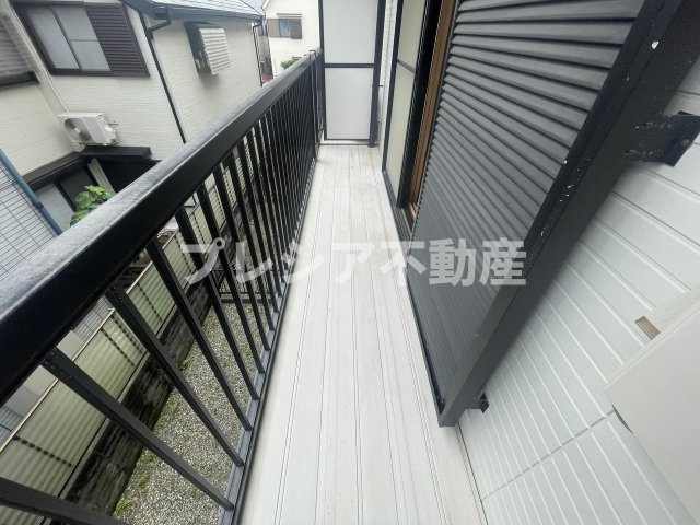 甲子園ハイツのバルコニー