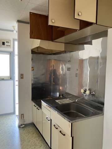 コーポラスセゾンⅢのキッチン|プロパン用のガスコンロをご用意ください