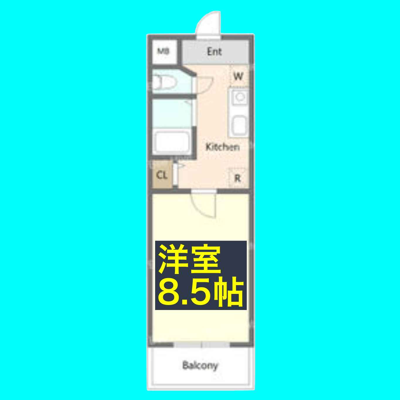 クレスト覚王山の間取り