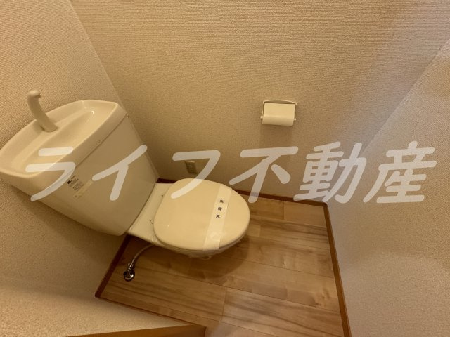 ミラーハイツIIIのトイレ|シンプルで使いやすいトイレです