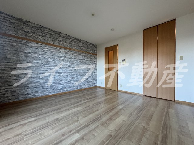 ミラーハイツIIIの居間・リビング|リビングです