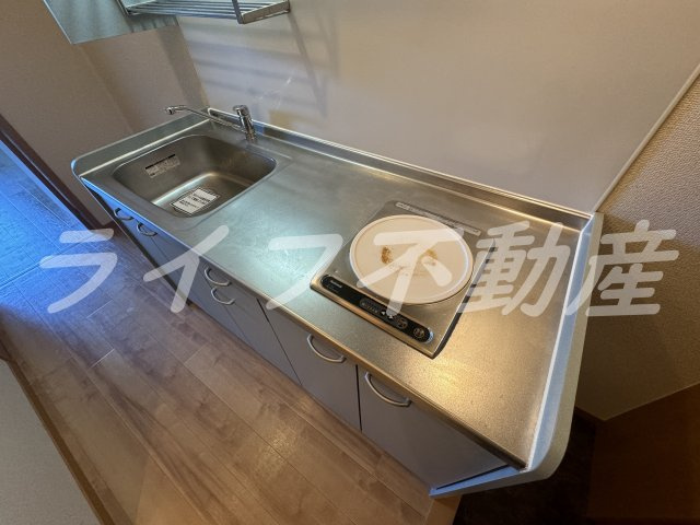 ミラーハイツIIIのキッチン|使いやすいキッチンです