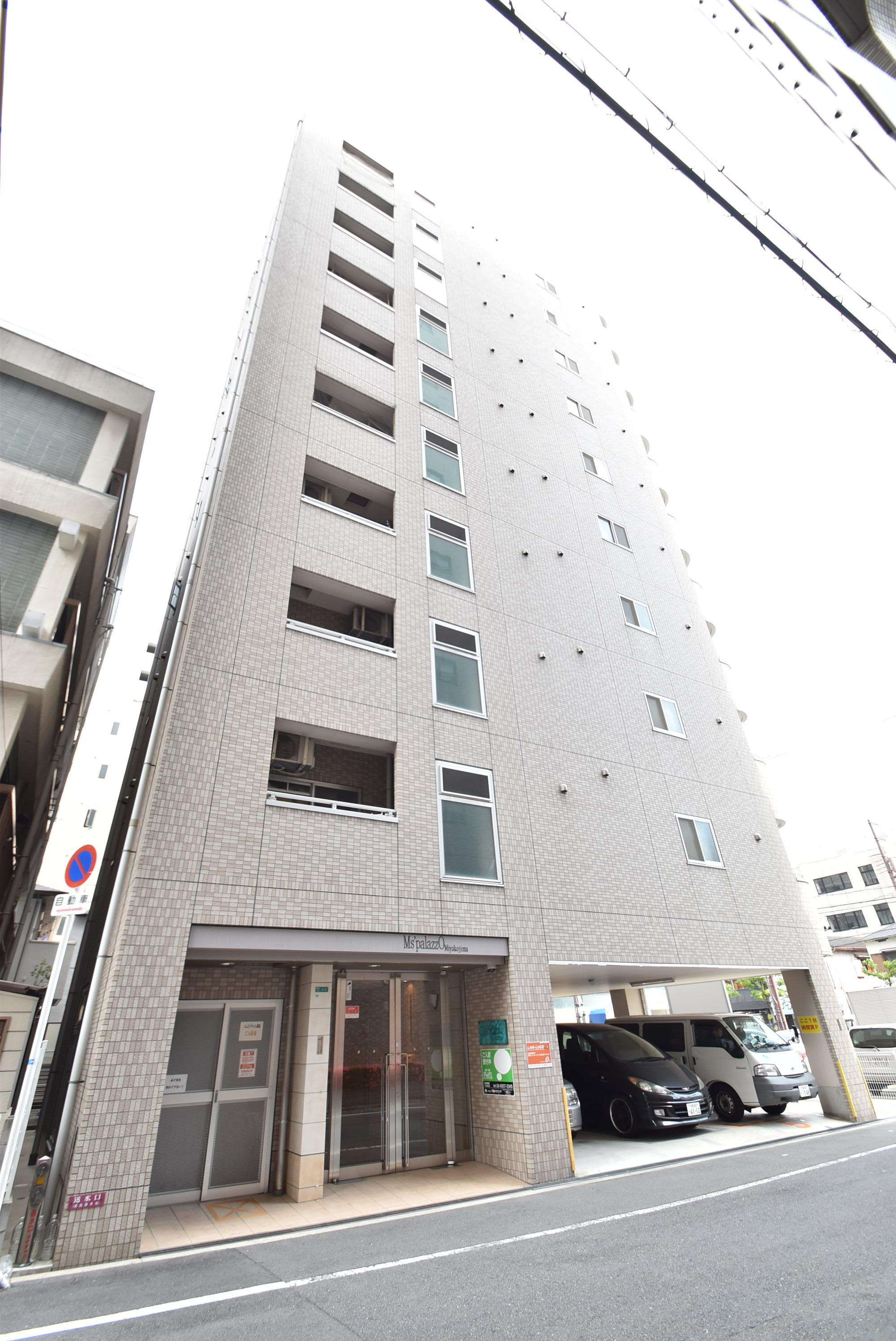 大阪市都島区都島北通２丁目の賃貸マンションの外観